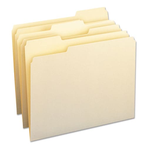 Smead Manila File Folders 1/3-cut Tabs: Assorted Letter Size 0.75 Expansion Manila 24/pack - School Supplies - Smead™
