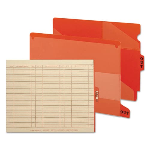 Smead Manila Out Guides With Printed Form 1/5-cut End Tab Out 8.5 X 11 Manila 100/box - Office - Smead™