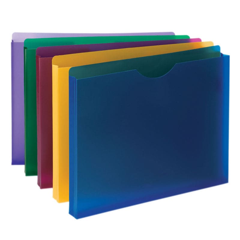 Smead Poly Expanding File Pockets Jackets 1 Expansion 10 Pack (Pack of 2) - Folders - Smead Manufacturing Company