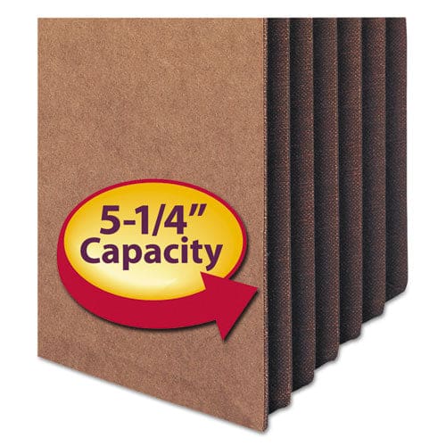 Smead Redrope Drop Front File Pockets 5.25 Expansion Legal Size Redrope 50/box - School Supplies - Smead™