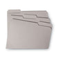 Smead Reinforced Top Tab Colored File Folders 1/3-cut Tabs: Assorted Letter Size 0.75 Expansion Gray 100/box - School Supplies - Smead™
