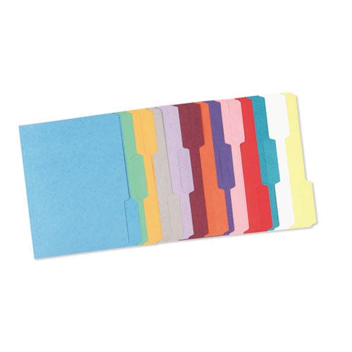 Smead Reinforced Top Tab Colored File Folders 1/3-cut Tabs: Assorted Letter Size 0.75 Expansion White 100/box - School Supplies - Smead™