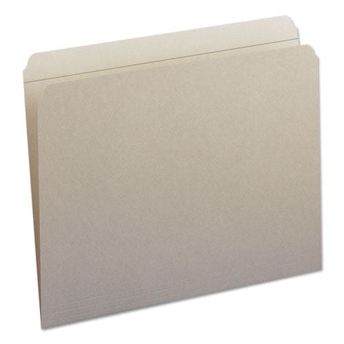 Smead Reinforced Top Tab Colored File Folders Straight Tabs Letter Size 0.75 Expansion Gray 100/box - School Supplies - Smead™