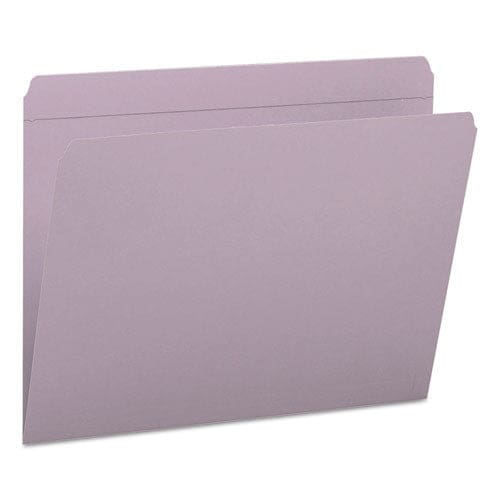 Smead Reinforced Top Tab Colored File Folders Straight Tabs Letter Size 0.75 Expansion Lavender 100/box - School Supplies - Smead™