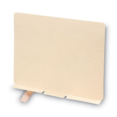 Smead Self-adhesive Folder Dividers For Top/end Tab Folders Prepunched For Fasteners 1 Fastener Letter Size Manila 100/box - School Supplies