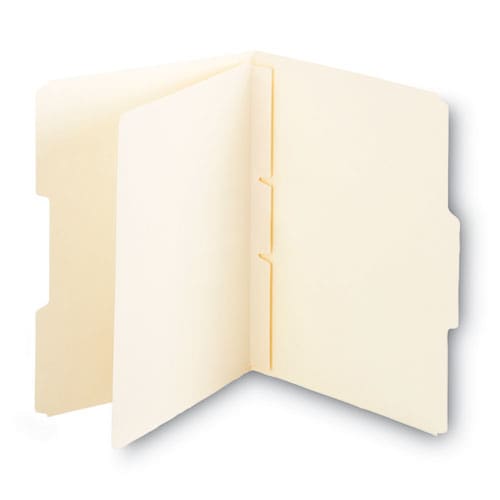 Smead Self-adhesive Folder Dividers For Top/end Tab Folders Prepunched For Fasteners 1 Fastener Letter Size Manila 100/box - School Supplies