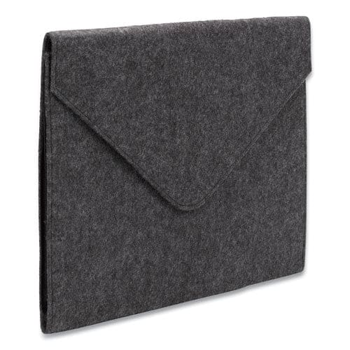 Smead Soft Touch Cloth Expanding Files 2 Expansion 1 Section Snap Closure Letter Size Gray - School Supplies - Smead™