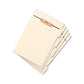 Smead Stackable Folder Dividers With Fasteners Convertible End/top Tab 1 Fastener Letter Size Manila 4 Dividers/set 50 Sets - School