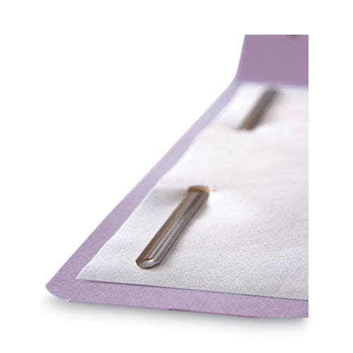 Smead Top Tab Colored Fastener Folders 0.75 Expansion 2 Fasteners Letter Size Lavender Exterior 50/box - School Supplies - Smead™