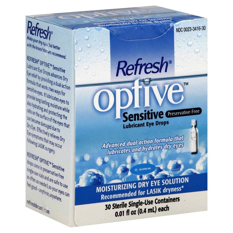 Smith Drugs Refresh Optive Sens Pres Free.01Oz Box of 30 - Item Detail - Smith Drugs