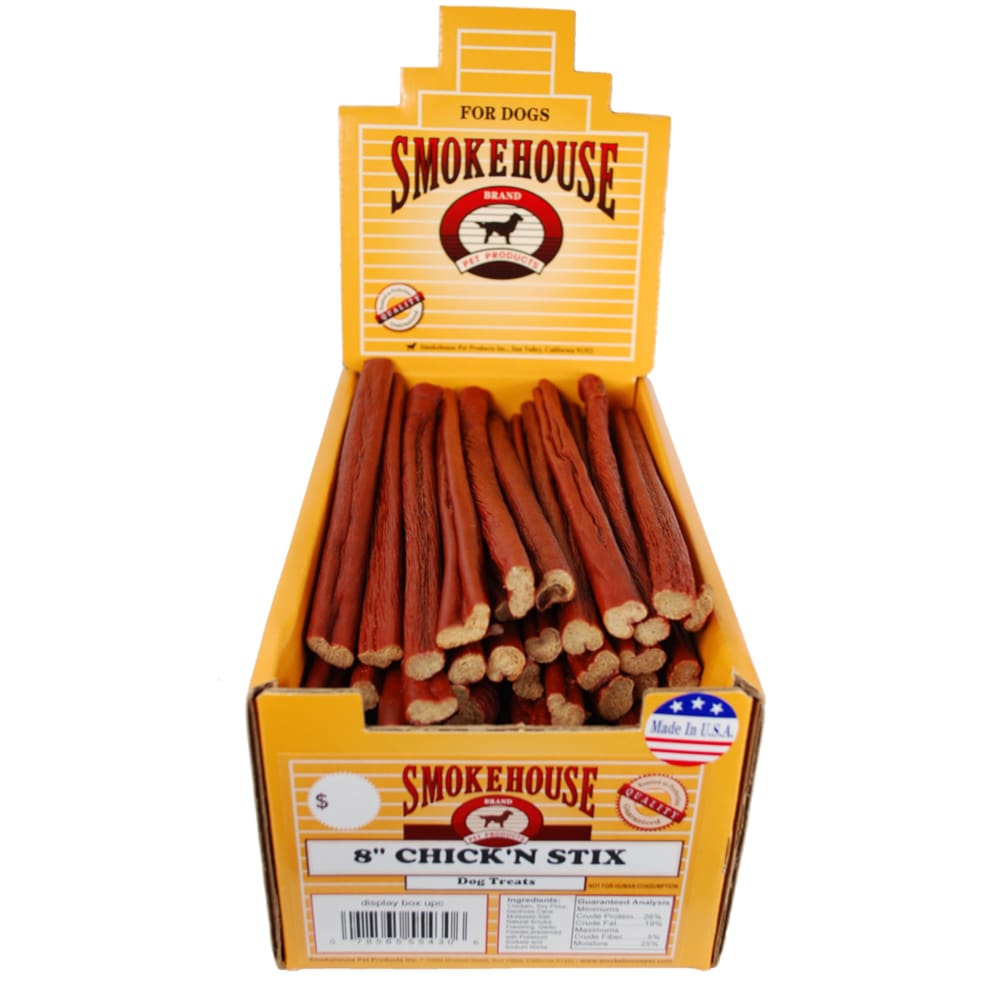 Smokehouse Usa Made Chicken Stix Dog Treats 8 In; 60 Ct - Pet Supplies - Smokehouse