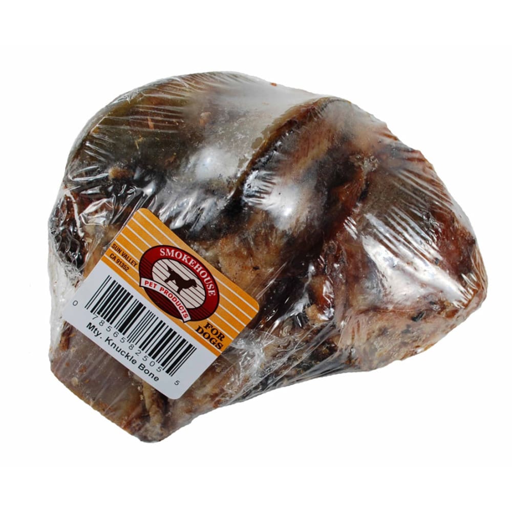 Smokehouse USA Made Meaty Knuckle Bone Dog Chew (shrink wrapped) Large 2.20 lb - Pet Supplies - Smokehouse