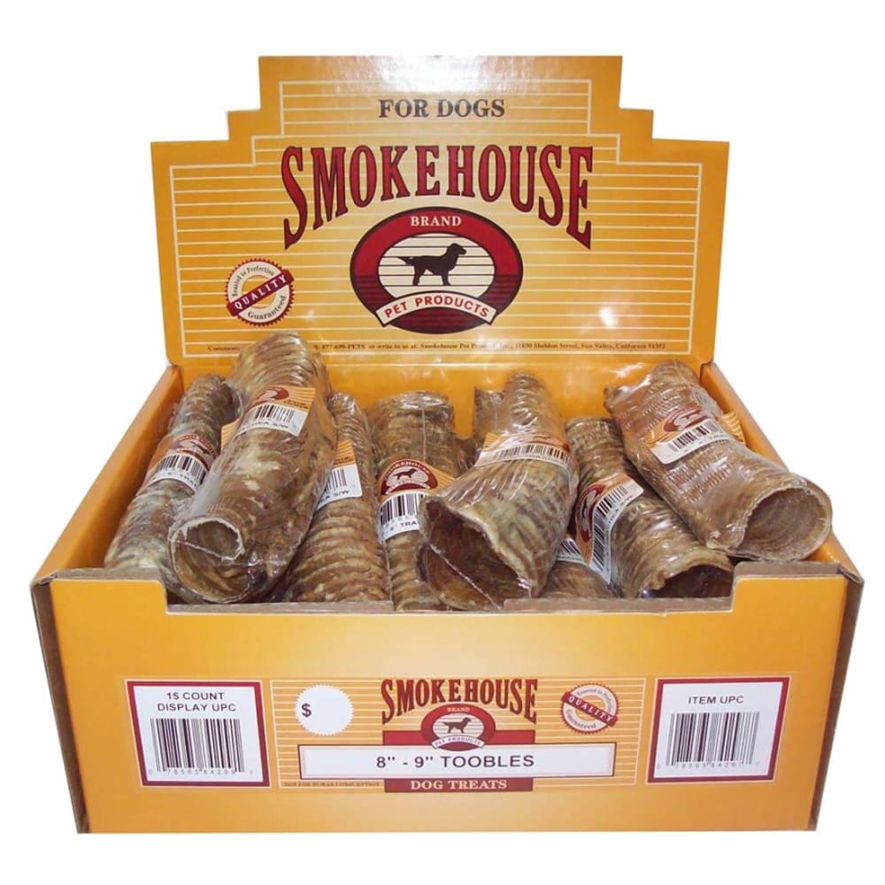 Smokehouse USA Made Toobles Dog Treat Display 8-9 in 15 Count - Pet Supplies - Smokehouse