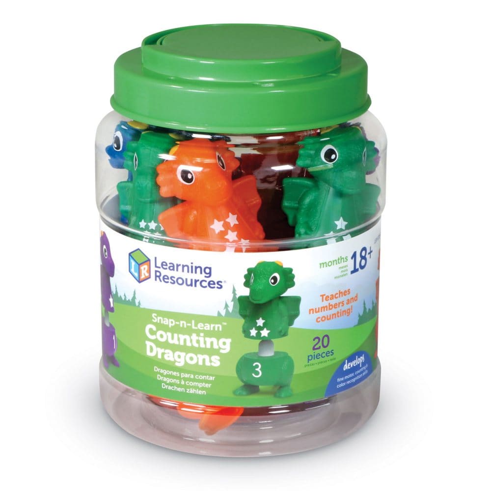 Snap-n-Learn Counting Dragons - Kids Toys By Age - Snap-n-Learn