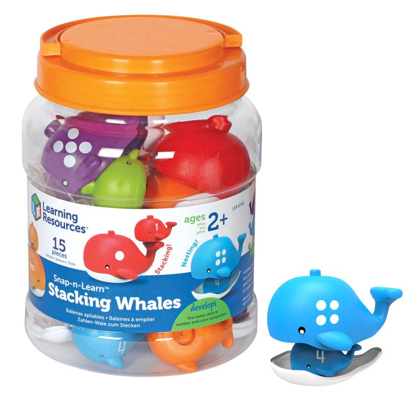 Snap-N-Learn Stacking Whales - Sorting - Learning Resources