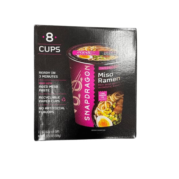 Snapdragon Snapdragon Miso Ramen Bowls 8/2.2 Oz (1.1 Lbs)