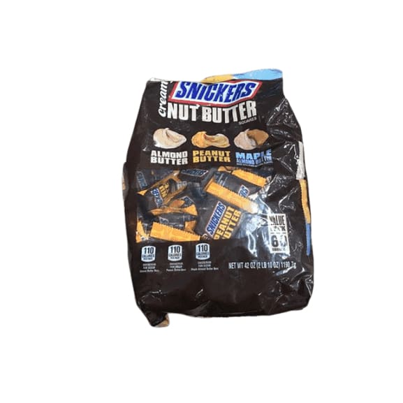 Snickers Creamy Nut Butter Squares Value Pack, 60 ct. - ShelHealth.Com