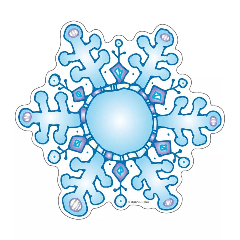 Snowflakes Cut-Outs (Pack of 8) - Holiday/Seasonal - Carson Dellosa Education