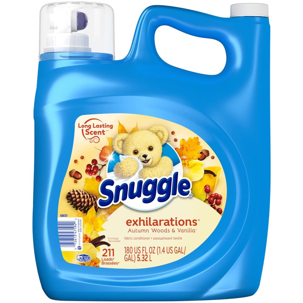 Snuggle Liquid Fabric Softener Autumn Woods & Vanilla (180 fl. oz. 211 loads) - Laundry Supplies - Snuggle Liquid