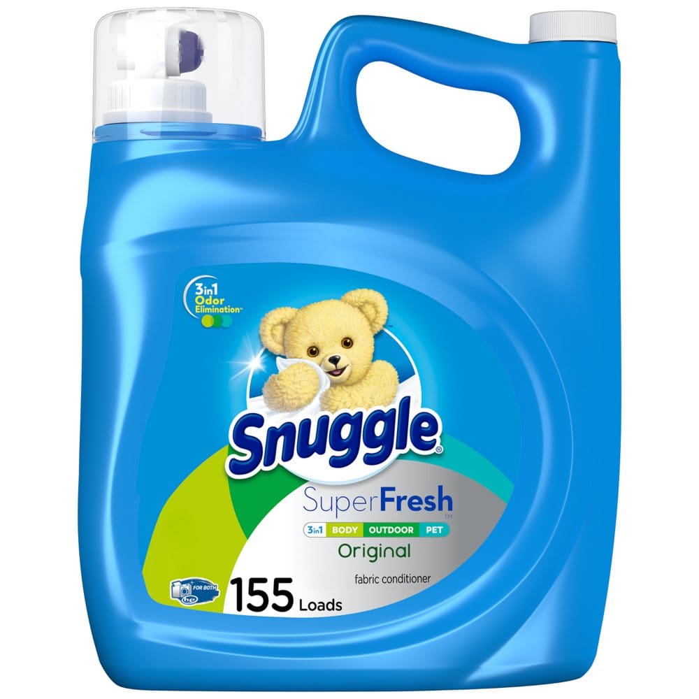 Snuggle Plus SuperFresh Liquid Fabric Softener (164 fl. oz. 155 loads) - Laundry Supplies - Snuggle Plus