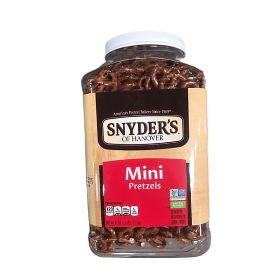 Snyder's of Hanover Mini Pretzels, 40 Ounce - ShelHealth.Com