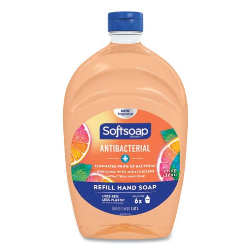 Softsoap Antibacterial Liquid Hand Soap Refills Fresh Orange 50 Oz - Janitorial & Sanitation - Softsoap®