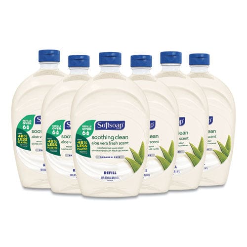 Softsoap Moisturizing Hand Soap Refill With Aloe Fresh 50 Oz 6/carton - Janitorial & Sanitation - Softsoap®