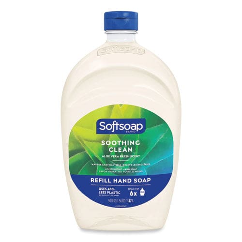 Softsoap Moisturizing Hand Soap Refill With Aloe Fresh 50 Oz 6/carton - Janitorial & Sanitation - Softsoap®
