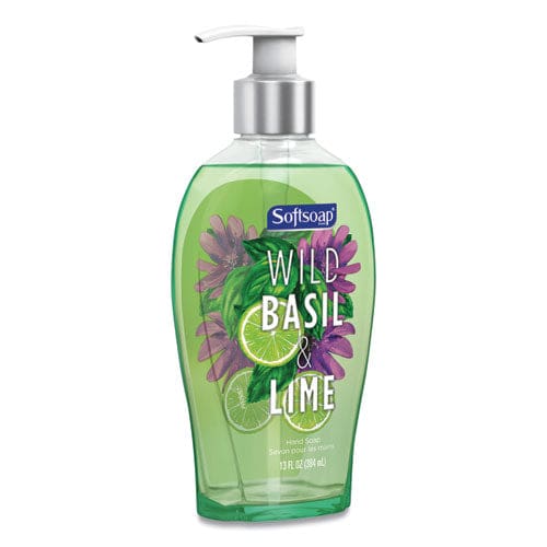 Softsoap Premium Liquid Hand Soap Basil And Lime 13 Oz 4/carton - Janitorial & Sanitation - Softsoap®