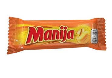 MANIJA Sweet Candy Chocolate Bar with Peanuts 1.76 oz (50 g) - MANIJA