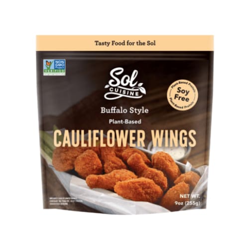 Sol Cuisine Grocery > Frozen SOL CUISINE: Cauliflower Wings Buffalo, 9 oz