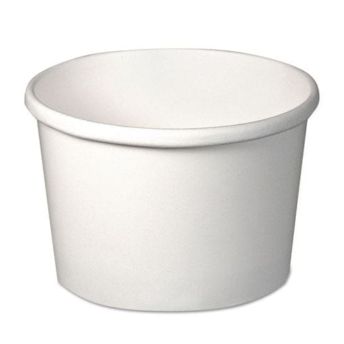 SOLO Flexstyle Double Poly Paper Containers 16 Oz White Paper 25/pack 20 Packs/carton - Food Service - SOLO®