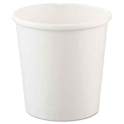 SOLO Flexstyle Double Poly Paper Containers 16 Oz White Paper 25/pack 20 Packs/carton - Food Service - SOLO®
