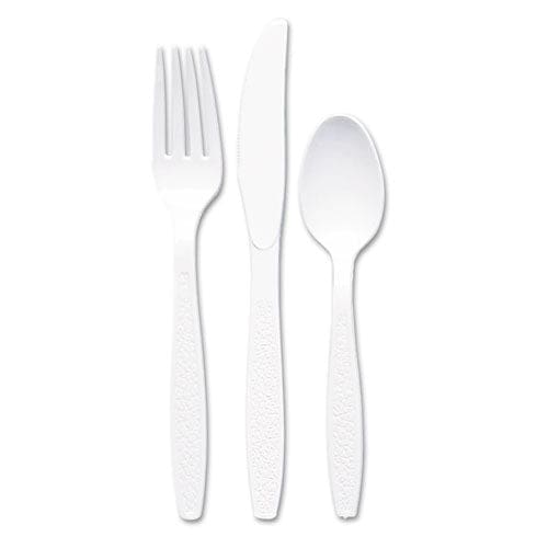 SOLO Guildware Extra Heavyweight Plastic Cutlery Forks Clear 1000/carton - Food Service - SOLO®