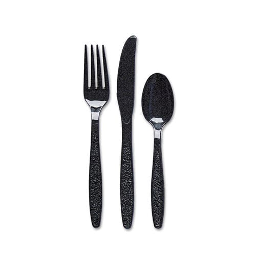 SOLO Guildware Extra Heavyweight Plastic Cutlery Forks Clear 1000/carton - Food Service - SOLO®