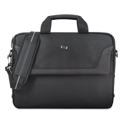 Solo Pro Slim Brief Fits Devices Up To 14.1 Polyester 14 X 1.5 X 10.5 Black - School Supplies - Solo