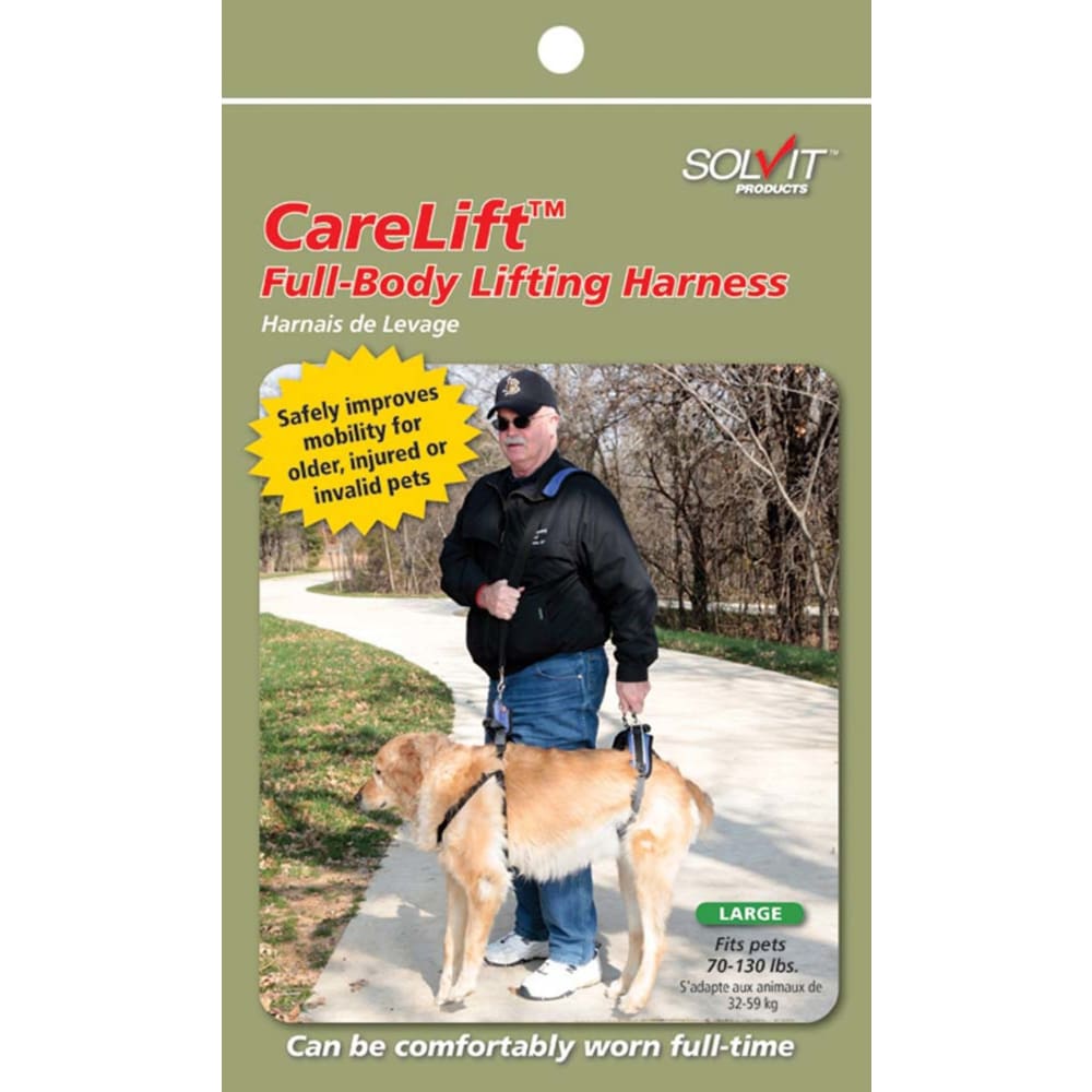 Solvit Products Carelift Full Body Dog Harness Blue Lg - Pet Supplies - Solvit