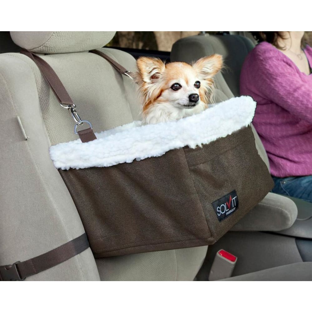 Solvit Products Standard Dog Booster Seat Brown Medium (Standard) - Pet Supplies - Solvit