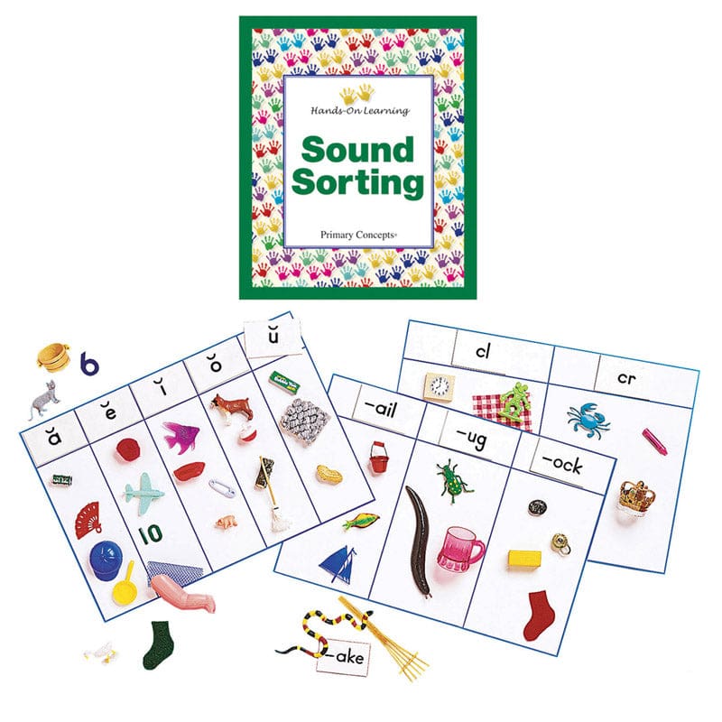 Sound Sorting With Objects Blends And Digraphs - Language Arts - Primary Concepts Inc