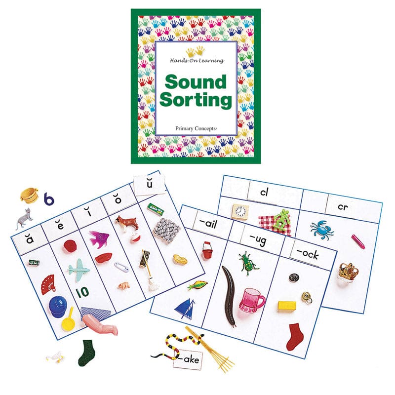 Sound Sorting With Objects Word Families - Language Arts - Primary Concepts Inc