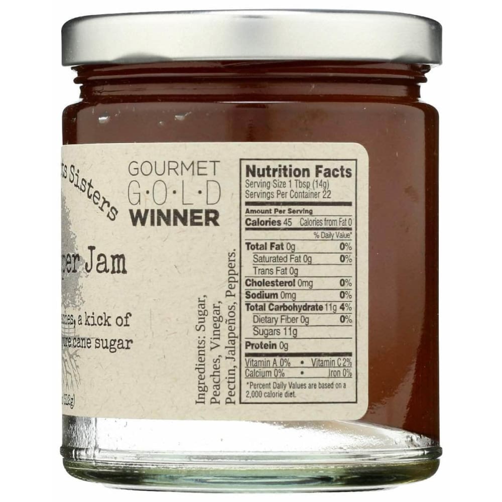 SOUTHERN ROOTS SISTERS Southern Roots Sisters Jam Peach Pepper, 11 Oz
