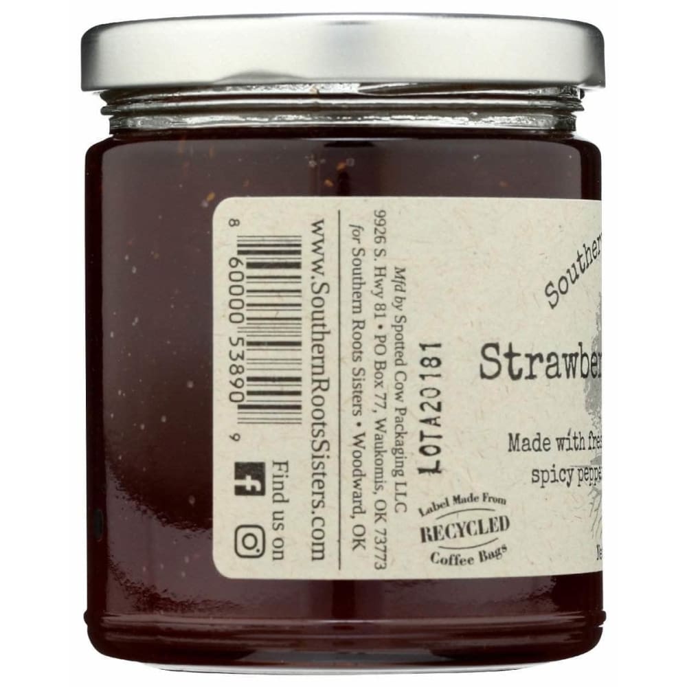 SOUTHERN ROOTS SISTERS Southern Roots Sisters Jam Strawberry Pepper, 11 Oz