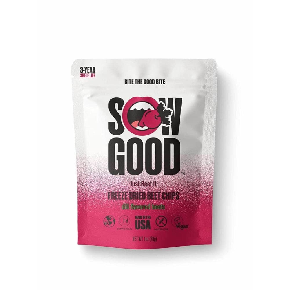 Sow Good Grocery > Snacks SOW GOOD: Freeze Dried Sweet Beet Chips, 1 oz