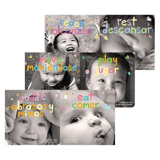 Span Happy Healthy Baby Board Books 6 Books - Classroom Favorites - Shell Education
