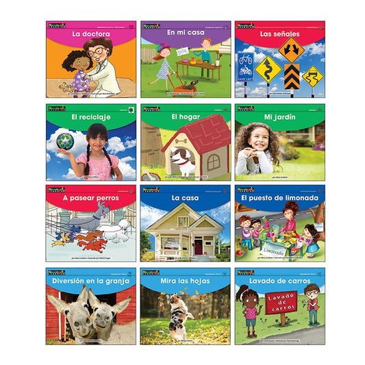 Spanish My Neighborhood Theme Set Early Rising Readers - Books - Newmark Learning