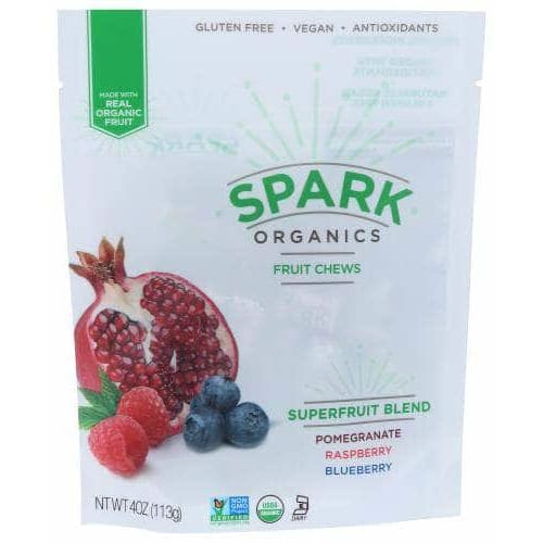 SPARK ORGANICS Spark Organics Chews Sprfruit Blnd Fruit, 4 Oz