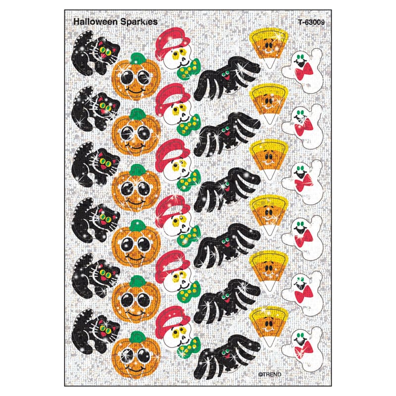 Sparkle Stickers Halloween Sparkles (Pack of 12) - Holiday/Seasonal - Trend Enterprises Inc.