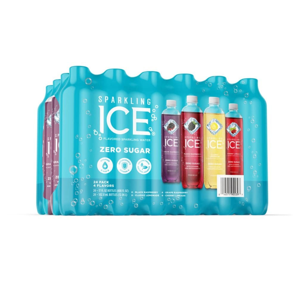 Sparkling Ice Berry Fusion Variety Pack (17 fl. oz. 24 pk.) - Bottled Water - Sparkling Ice