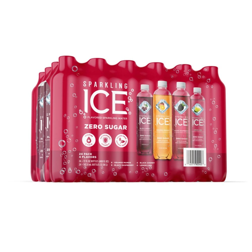 Sparkling Ice Fruit Frenzy Variety Pack (17 fl. oz. 24 pk.) - Bottled Water - Sparkling Ice