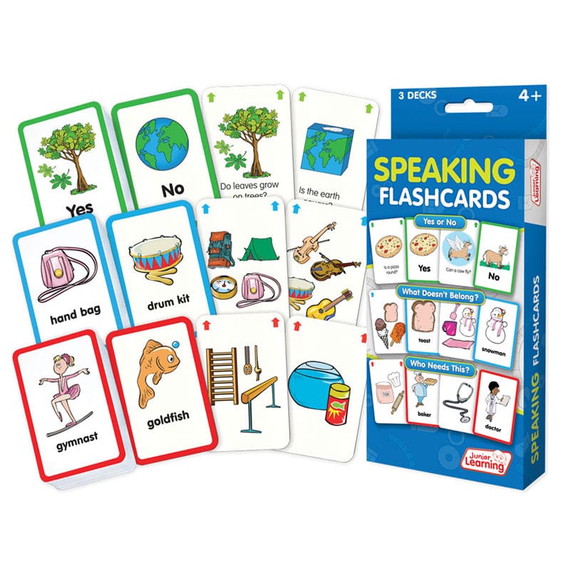 Speaking Flash Cards (Pack of 6) - Language Skills - Junior Learning